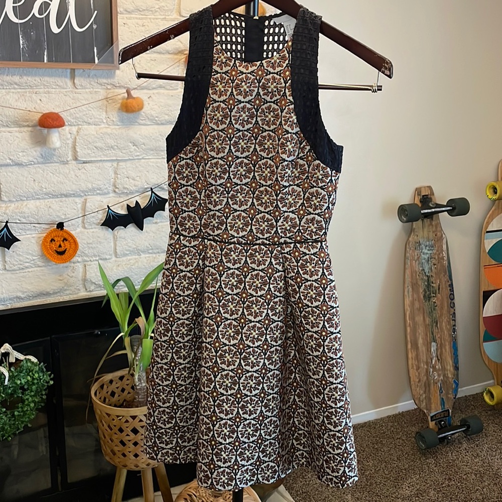 H&M women’s dress - multi print - size 2/eur 32